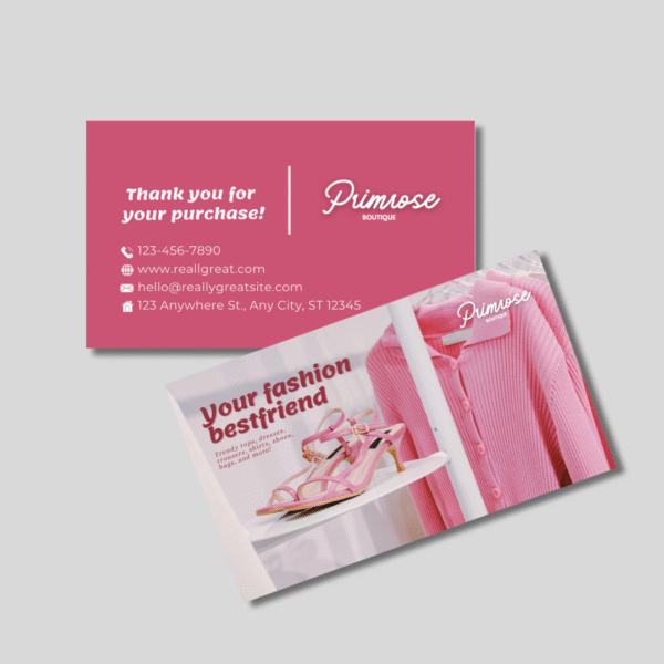 Glossy Visiting Cards